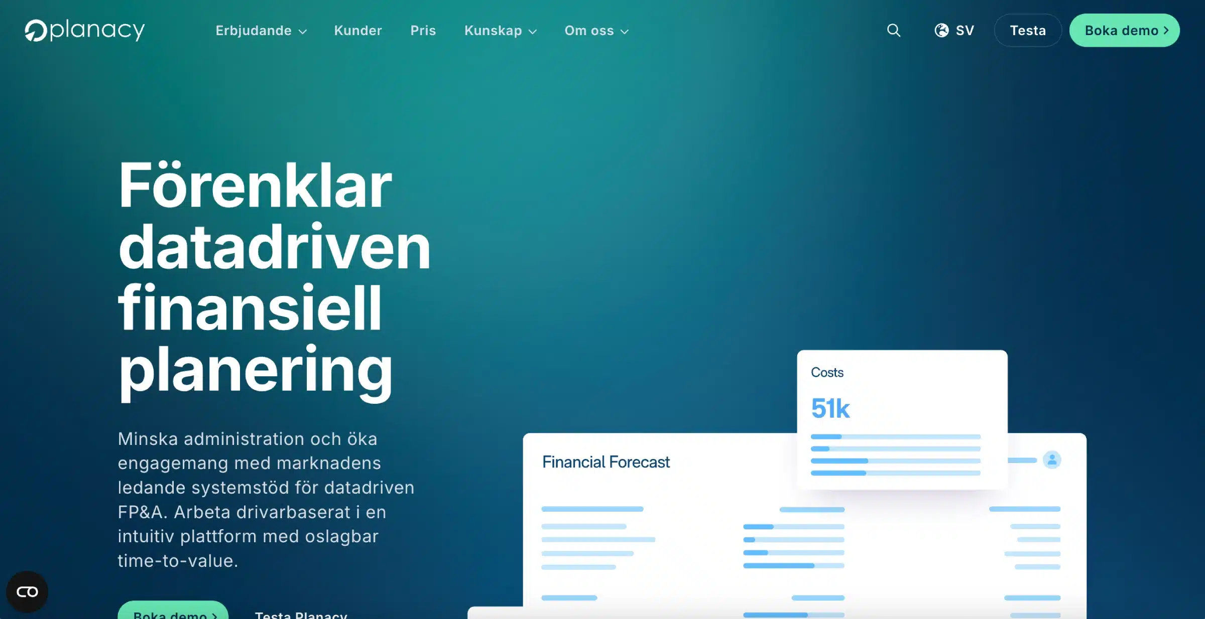 Herobild på planacy.com
