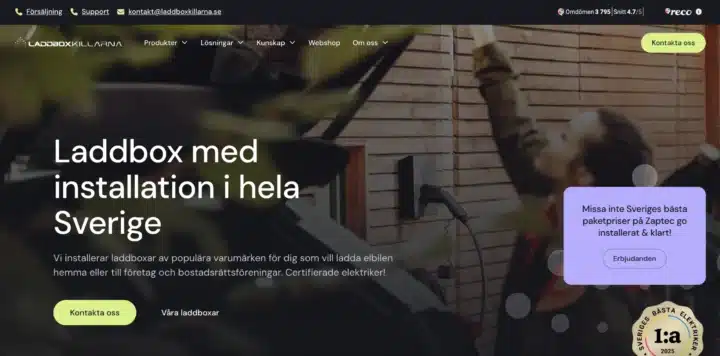 Skärmavbild Laddboxkillarna