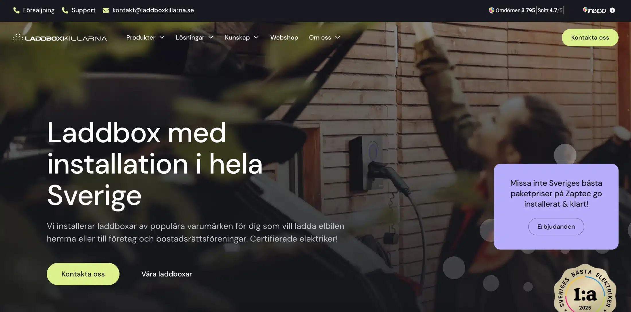Skärmavbild Laddboxkillarna